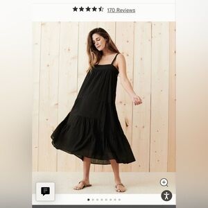 Jenni Kayne Black Summer Dress XS